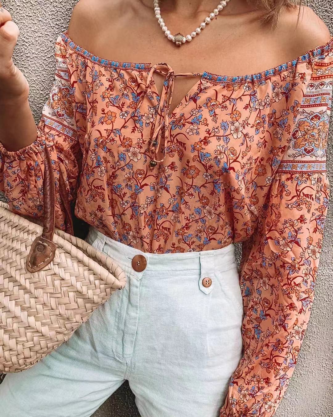 Vintage print shirt