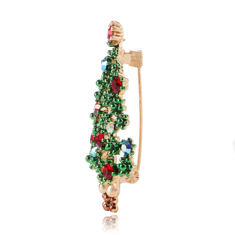 Christmas Tree Brooch Pin Women Girls Jewelry